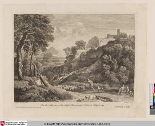 [Landschaft mit Hirten und Ziegen]