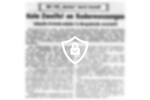 Kein Zweifel an Radarmessungen