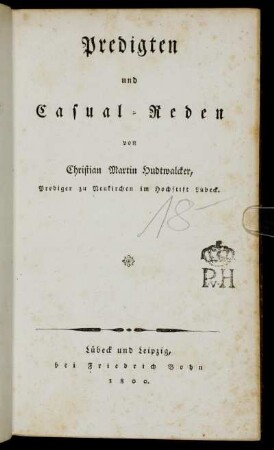 Predigten und Casual-Reden