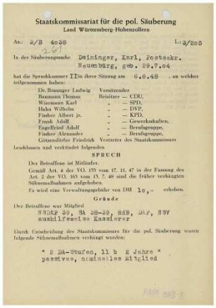 Deininger, Karl