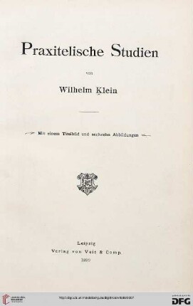 Praxitelische Studien
