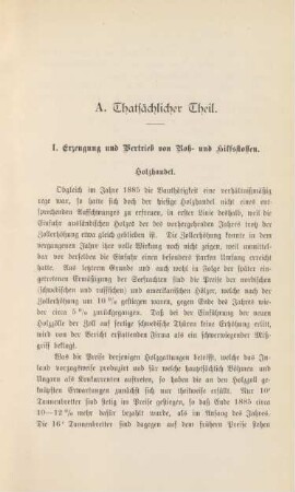 I. Erzeugung und Vertrieb von Roh- und Hilfsstoffen.