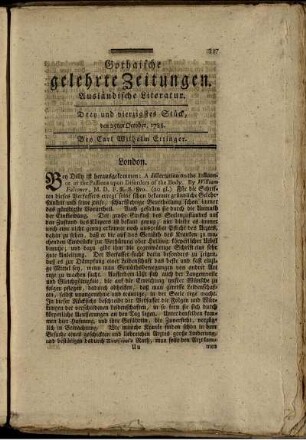 Drey und vierzigstes Stück, den 25ten Oktober, 1788.