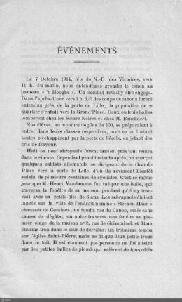 Événements