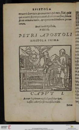 Petri Apostoli Epistola Prima