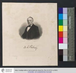 Dr: L: Büchner: / G. Markwort Photogr. ; Ch. Hoffmeister sculp.t