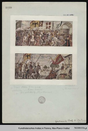 Der Sieg Konstantins über Maxentius - Kreuzlegende