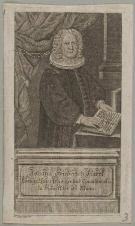 Bildnis des Johann Friederich Starck