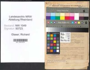 Entnazifizierung Richard Glaser , geb. 13.10.1884 (Inspektor)