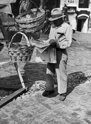 Mexikanischer Straßenhändler, Olvera Street, Los Angeles