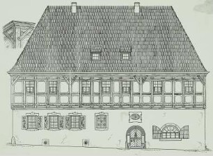 Geising, Kaufhaus (Hauptstraße 222): Aufmaß