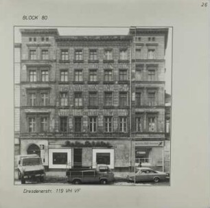 Fotografie: Dresdener Str. 119, um 1981
