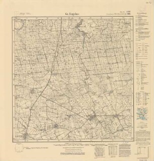 1492 (alte Nr.: 284) Gr. Engelau, Meßtischblatt (4cm - Karte)