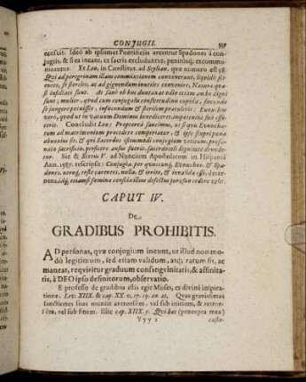 Caput IV. De Gradibus Prohibitis.