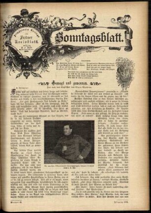 Ausgabe vom Sonntag, den 11. November 1906.