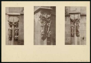PB 6011-PB 6013, Stiftskirche: Mauerskulpturen. Foto Sinner
