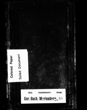 Konsensbuch der Stadt und der zugehörigen Ortschaften, Bd. 07