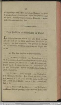 Vom Probiren der Eisensteine im Tiegel
