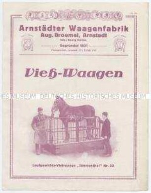 Vieh-Waagen