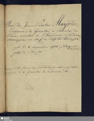 Nr. 57. Marjolin, Jean Nicolas