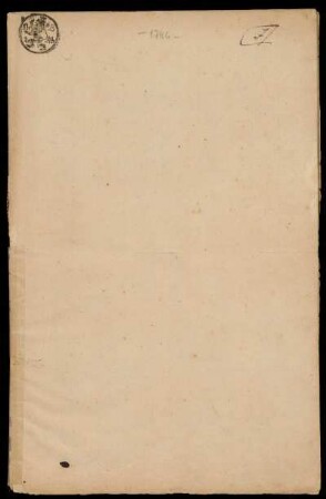 Bestallungs-Brief für den Amtmann Johann Daniel Gerlach