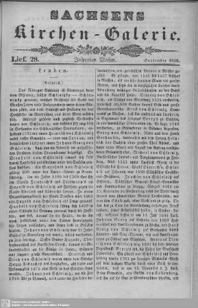 Leuben, Deutschenbora, Röhrsdorf : 28. Lieferung