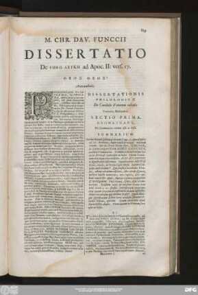 Sectio Prima. Onomatōdēs, De Grammatico vocum usu ac lusu.