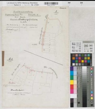 Meckingsen (Soest), Zusammenlegung Meckingsen, Bl.4 Brouillonkarte I Hattropholsen Flur 5