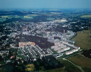 Wohngebiet in Limbach-Oberfrohna-Pleißa : Blickrichtung Nordosten
