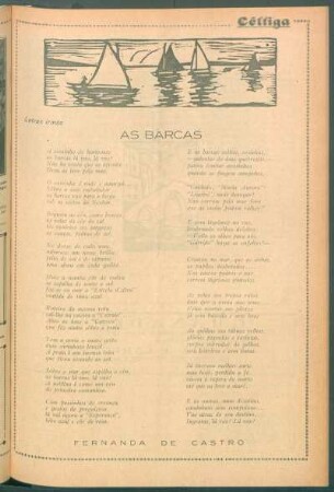 Letras irmãs : As barcas