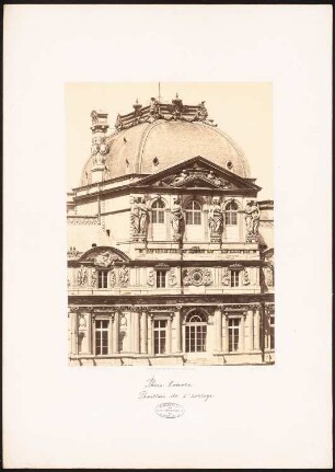 Louvre, Paris: Ansicht des Pavillon de l´horloge am Louvre