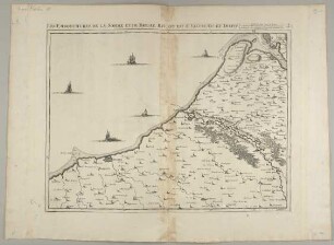 Les Embouchures De La Somme Et De Bresle Riv. Où Est St. Valeri, Eu Et Dieppe : Avec Privilege du Roy