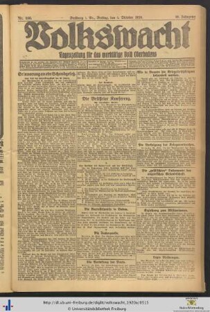 Nr. 230-255 (Oktober 1920)