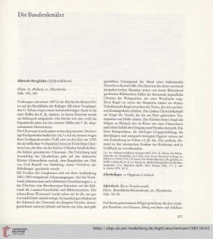 Die Baudenkmäler