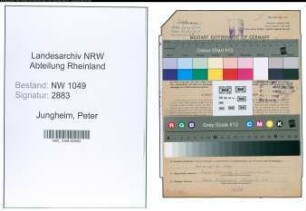 Entnazifizierung Peter Jungheim , geb. 20.03.1906 (Kaufmann)