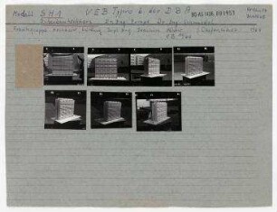 Modell: Hochhausprojekt SH 1 (Entwurf VEB Typenprojektierung bei der Deutschen Bauakademie). unbekannt