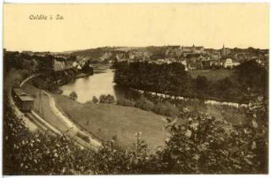 Colditz. Blick auf Colditz