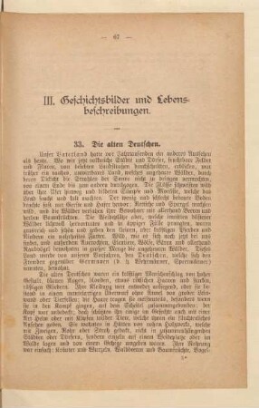 III. Geschichtsbilder und Lebensbeschreibungen