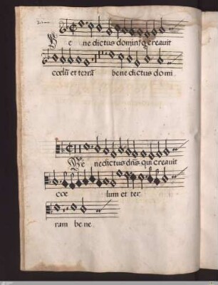 Ivo de Vento : Benedictus dominus