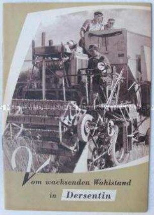 Illustrierte Propagandaschrift für die Kollektivierung der Landwirtschaft