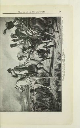 Napoleon I. leitet die Schlacht bei Wagram