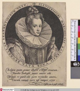 Illustrissimi Marchionis Badensis Uxor Nata Bruxellae Brabantinorum Urbe