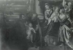 Die Madonna mit der heiligen Magdalena und einem venezianischen Patrizier