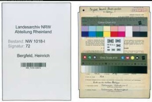 Entnazifizierung Heinrich Bergfeld , geb. 07.08.1904 (Stadtsekretaer)