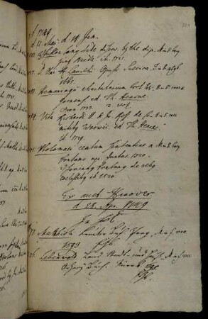 Ex auct. Hanover. d. 28. Apr. 1749.