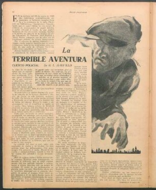 La terrible aventura : Cuento policial de R. L. Hadfield
