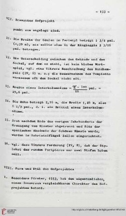 VIII: Form und Stil des Hofprojektes