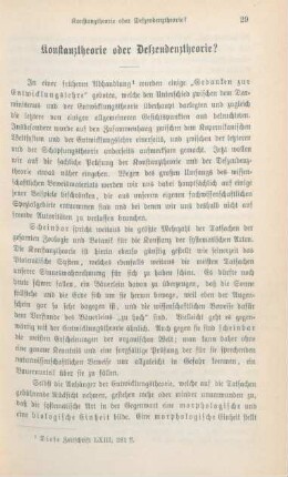 29-44 Konstanztheorie oder Deszendenztheorie?