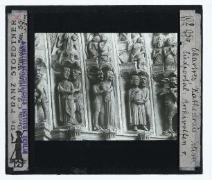 Chartres, Kathedrale Notre-Dame : Mittleres Südportal, rechte Archivolten