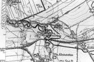 Vierkirchen-Buchholz. Meßtischblatt, Sekt. Görlitz, 1886